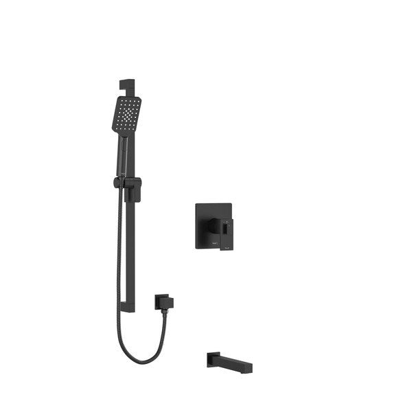 Riobel Kubik 2-Way Shower System Trim with Spout and Hand Shower Rail  TKIT1294US