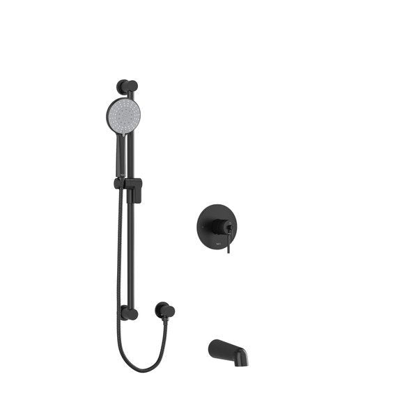 Riobel GS KIT1294GS Type T/P (thermostatic/pressure balance) ½" coaxial 2-way system with hand shower and shower head