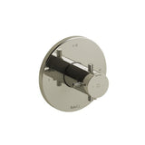Riobel RIU Knurled TRUTM23+KN 2-way Type T/P coaxial valve trim (Without Rough-in)