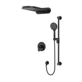 Riobel Arca 3-Way Shower System with Hand Shower Rail and Rain and Cascade Shower Head KIT2745AA
