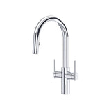 Riobel Lateral LT801 Two Handle Pull-Down Kitchen Faucet With C-Spout