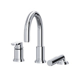 Riobel Arca TAA10 3-Piece Deck-Mount Tub Filler With Handshower Trim (Without Rough-in)