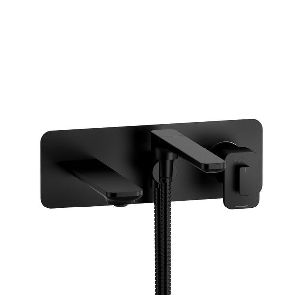 Riobel Equinox TEQ21 Wall Mount Type T/P - Thermo/Pressure Balance Coaxial Tub Filler Trim With Handshower (Without Rough-in)