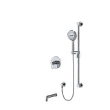 Riobel Arca 2-Way Shower System Trim with Spout and Hand Shower Rail  TKIT1244AA