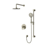 Riobel Arca 2-Way Shower System Trim with Hand Shower and Shower Head TKIT323AA-CW