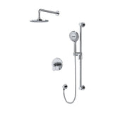 Riobel Arca 2-Way Shower System Trim with Hand Shower and Shower Head TKIT323AA-CW