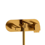 Riobel Ode TOD21 Wall Mount Type T/P - Thermo/Pressure Balance Coaxial Tub Filler Trim With Handshower