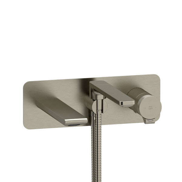 Riobel Fresk TFR21 Wall Mount Type T/P - Thermo/Pressure Balance Coaxial Tub Filler Trim With Handshower (Without Rough-in)