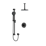 Riobel Edge 2-Way Shower System Trim with Hand Shower and Shower Head TKIT323EDTM