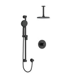 Riobel Edge 2-Way Shower System Trim with Hand Shower and Shower Head TKIT323EDTM