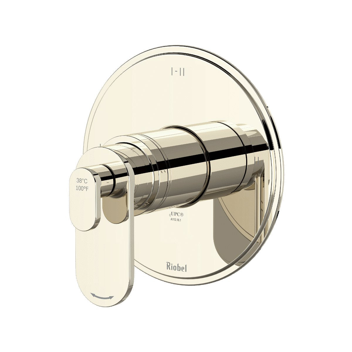 Riobel Arca TAA23 2-Way Type T/P - Thermostatic/Pressure Balance Coaxial Valve Trim (Without Rough-in)