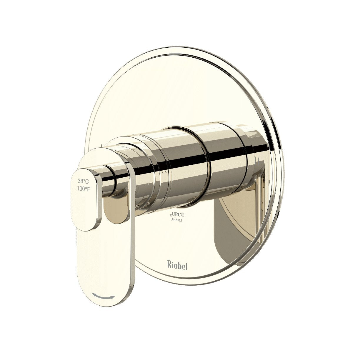 Riobel Arca TAA44 2-Way No Share Type T/P - Thermostatic/Pressure Balance Coaxial Valve Trim (Without Rough-in)