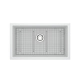 Riobel Fonsa FAUM3018 30" Quartz Single Bowl Undermount Kitchen Sink