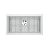 Riobel Fonsa FAUM3318 33" Quartz Single Bowl Undermount Kitchen Sink