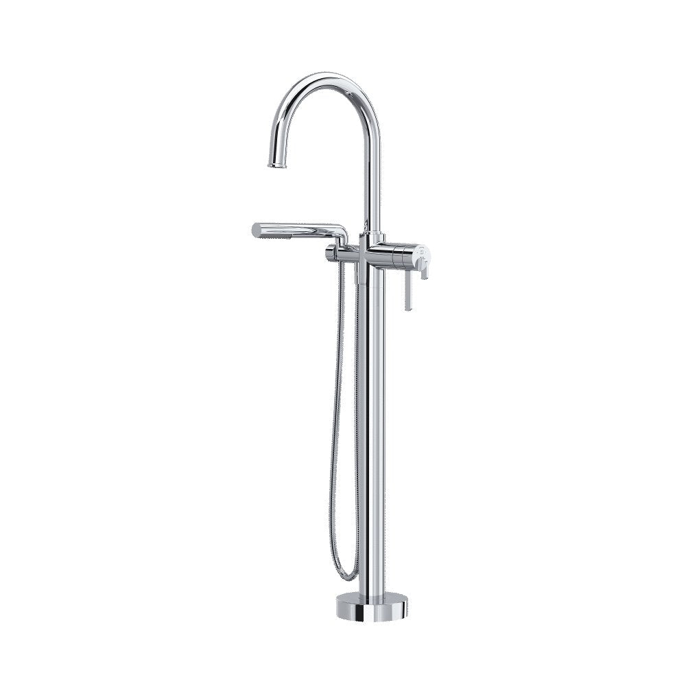 Riobel Authentica TAU39 Thermostatic Single  Hole Floor Mount Tub Filler Trim