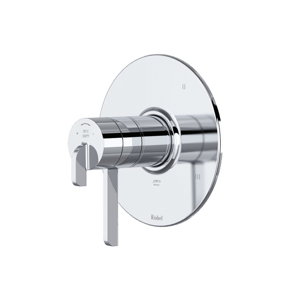 Riobel Authentica TAU45 1/2" Therm and Pressure Balance Trim with 5 Functions