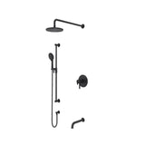 Riobel Authentica 3-Way Shower System Trim with Hand Shower Rail Shower Head and Spout TKIT1345AU
