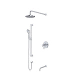 Riobel Authentica 3-Way Shower System Trim with Hand Shower Rail Shower Head and Spout TKIT1345AU
