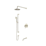 Riobel Authentica 3-Way Shower System Trim with Hand Shower Rail Shower Head and Spout TKIT1345AU