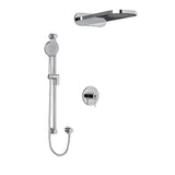 Riobel GS 3-Way Shower System with Hand Shower Rail and Rain and Cascade Shower Head KIT2745GS