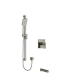 Riobel Kubik 2-Way Shower System Trim with Spout and Hand Shower Rail  TKIT1244US