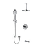 Riobel Riu 3-Way Shower System Trim with Hand Shower Rail, Shower Head and Spout TKIT1345RUTMKN