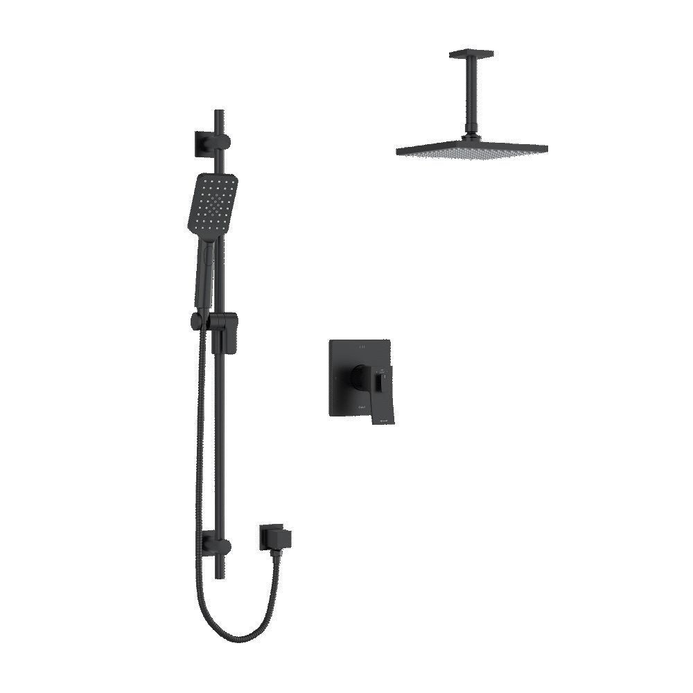 Riobel Zendo 2-Way Shower System Trim with Hand Shower and Shower Head TKIT323ZOTQ