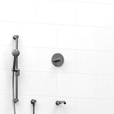 Riobel Riu KIT1223RUTM 0.5 2-way Type TP thermostaticpressure balance coaxial system with spout and hand shower rail