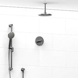 Riobel KIT323 Type TP thermostaticpressure balance 0.5 coaxial 2-way system with hand shower and shower head