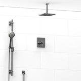 Riobel Pallace KIT323PATQ Type TP thermostaticpressure balance 0.5 coaxial 2-way system with hand shower and shower head - Standard