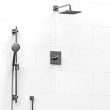Riobel Pallace KIT323PATQ Type TP thermostaticpressure balance 0.5 coaxial 2-way system with hand shower and shower head - Standard