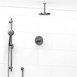 Riobel KIT323VSTM Type TP thermostaticpressure balance 0.5 coaxial 2-way system with hand shower and shower head