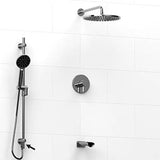 Riobel KIT7545 Type TP thermostaticpressure balance 0.5 coaxial 3-way system hand shower rail with built-in elbow supply show...