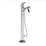 Riobel TAT33 Floor-mount tub filler with hand shower trim