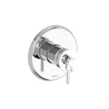 Riobel TATOP45 3-way Type TP thermostaticpressure balance coaxial valve trim (Without Rough-in)