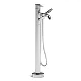 Riobel TVS33 Floor-mount tub filler with hand shower trim