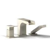 Riobel Zendo TZOOP10 3-piece deck-mount tub filler with hand shower trim (Without Rough-in)
