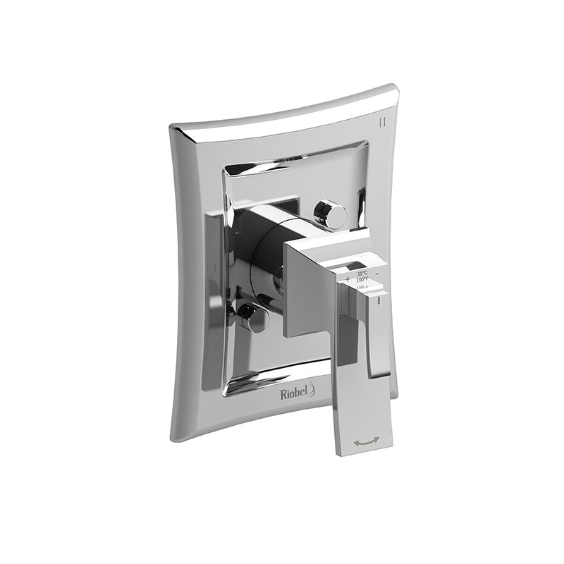 Riobel Eiffel TEF47 3-way no share Type T/P coaxial valve trim (Without Rough-in)