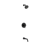 Riobel Momenti KIT4744MMRDJ Type T/P 1/2 inch coaxial 2-way no share with shower head and tub spout