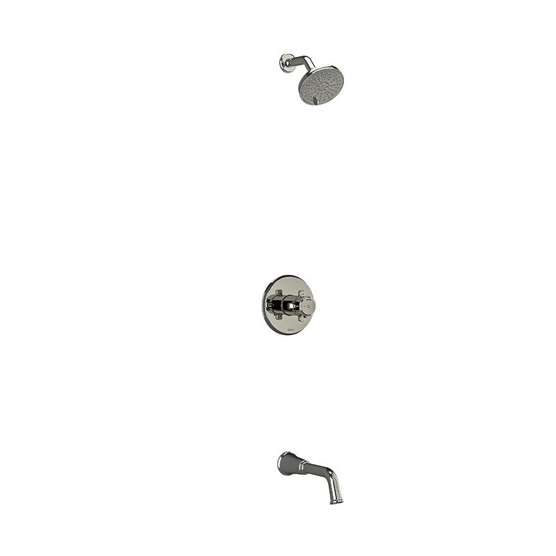 Riobel Momenti KIT4744MMRDX Type T/P 1/2 inch coaxial 2-way no share with shower head and tub spout