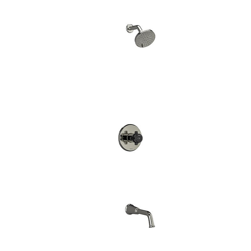 Riobel Momenti KIT4744MMRDX Type T/P 1/2 inch coaxial 2-way no share with shower head and tub spout