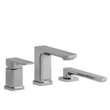 Riobel Equinox TEQ16 3-piece Type P pressure balance deck-mount tub filler with hand shower trim (Without Rough-in)