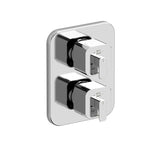 Riobel Equinox 4-way Type TP thermostaticpressure balance coaxial valve trim (Without Rough-in)