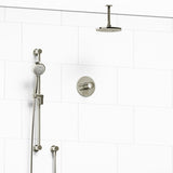 Riobel Edge 2-Way Shower System Trim with Hand Shower and Shower Head TKIT323EDTM
