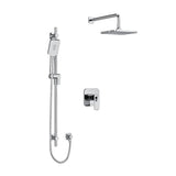 Riobel Equinox TKIT323EQN Type TP thermostaticpressure balance 0.5 coaxial 2-way system with hand shower and shower head