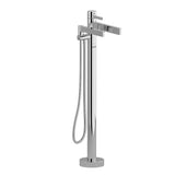 Riobel Paradox TPX39 2-way Type T thermostatic coaxial floor-mount tub filler with hand shower trim (Without Rough-in)