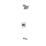 Riobel Pallace KIT4744PATQ Type T/P 1/2 inch coaxial 2-way no share with shower head and tub spout