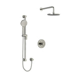 Riobel Edge 2-Way Shower System Trim with Hand Shower and Shower Head TKIT323EDTM