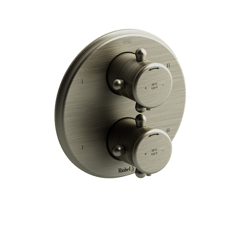 Riobel TRT88 4-way no share Type T/P coaxial valve trim