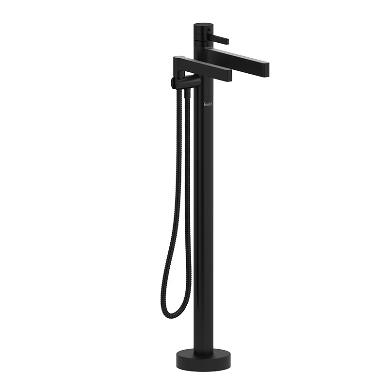 Riobel Paradox TPX39 2-way Type T thermostatic coaxial floor-mount tub filler with hand shower trim (Without Rough-in)